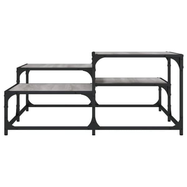 vidaXL Sonoma Soffbord Grå 87,5x87,5x40 cm Konstruerat trä 837745