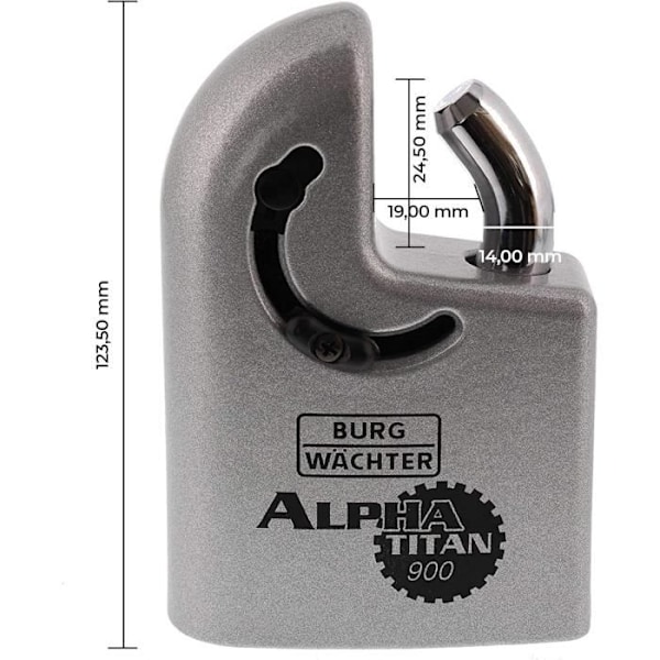 Cadenas High Tech i Titanstål 900 85 V