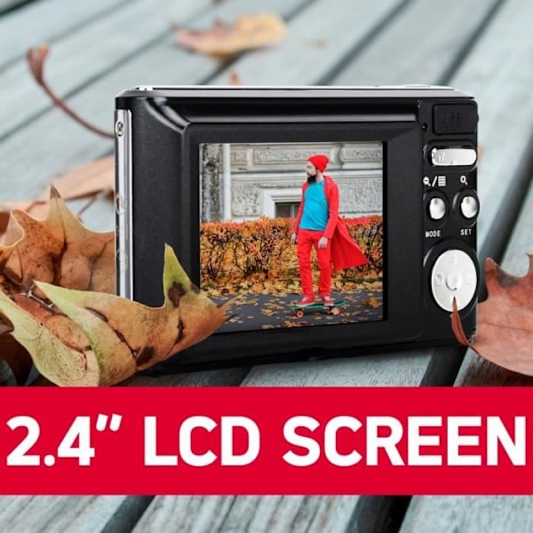 Kompakt Digitalkamera - AGFA PHOTO - Realishot DC5500 - 24 MP - 8x Digitalzoom - 2.4'' LCD-skärm
