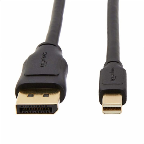 Kabel - nätverksadapter - telefoni Basics - HL-007271 - Mini DisplayPort till DisplayPort - 1,8 meter, Svart