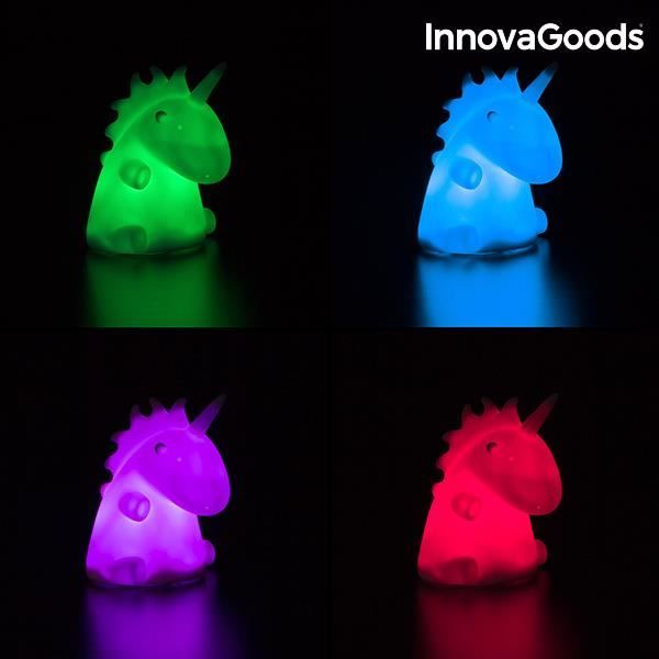 InnovaGoods LEDicorn Flerfärgad Enhörningslampa