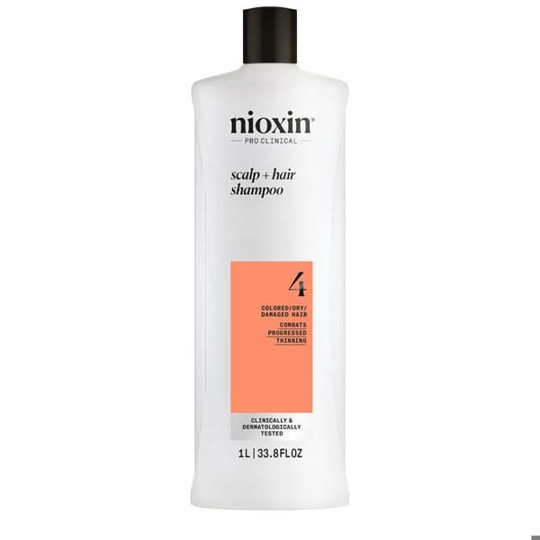 Schampo - Nioxin - System 4 - 1000ml - Skadat hår - Volym