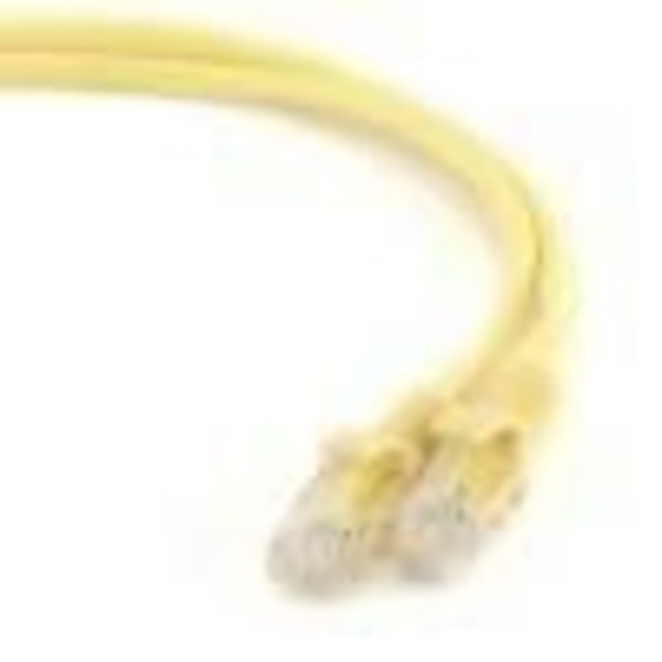Rak RJ45 Cat 5E Ethernet-kabel 0,5 M Gul - GEMBIRD