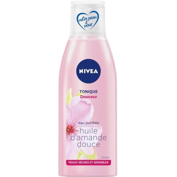 NIVEA Gentle Tonic Water med sötmandelolja - 200 ml