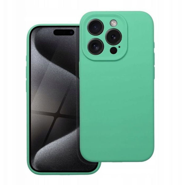 Housse - etui - chaussette Oem SILIKONSKA SKAL 2 mm för iPhone 16 Pro Max mintgrön