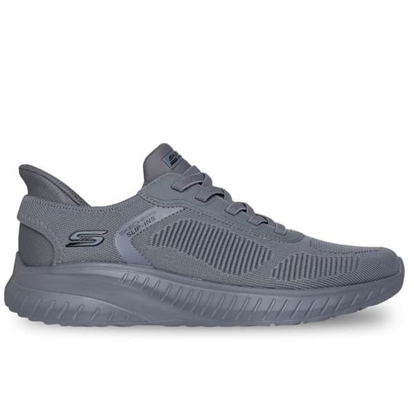 Skechers Slip-ins: Bobs Sport Squad Chaos - Solid Step Skor för Herr Grå 118312-DKGY Grå 41