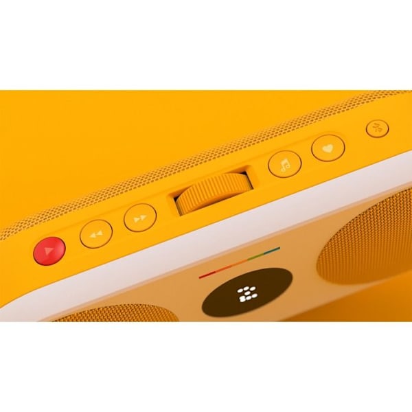 Trådlös Bluetooth-högtalare - Polaroid - Musikspelare 2 - Gul och vit - Bluetooth-anslutning - Trådlös gul och vit