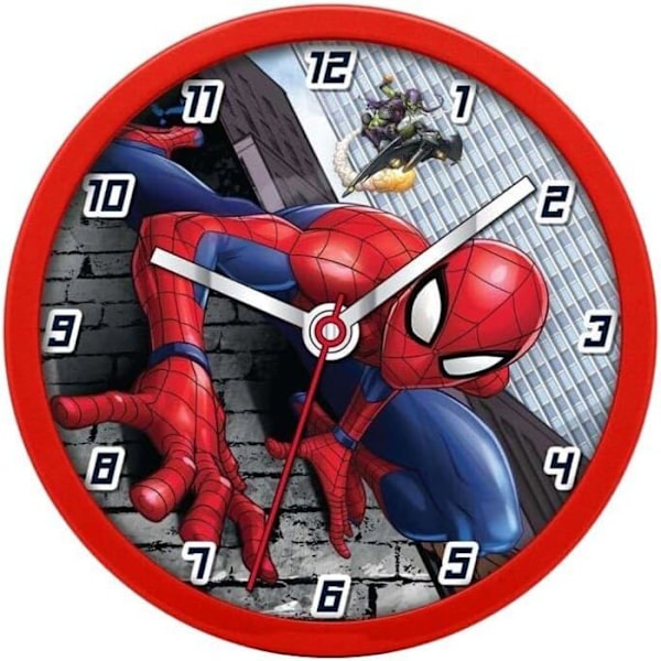 Barnlicens - Spiderman Väggklocka - 25 cm