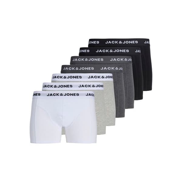 Boxershorts Jack & Jones J Solid (x7) vit XL