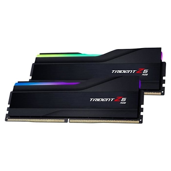 G.Skill Trident Z5 RGB 32 GB (2 x 16 GB) DDR5 6000 MHz CL28 - Svart - Kit Dual Channel 2 minnenheter DDR5 PC5-48000 - F5-6000J28