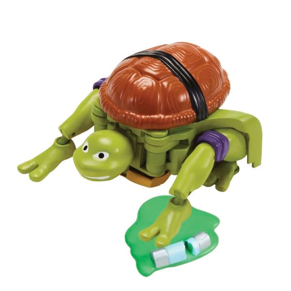 Rörlig figur - NINJA SKILPADDER - TU8381 (Donatello) - Transformabel 2 i 1 - 15 cm - Rörlig