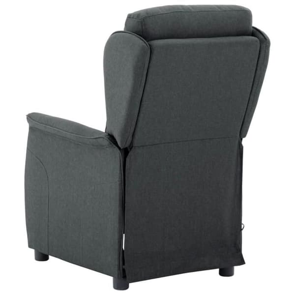 Mörkgrå massagefåtölj