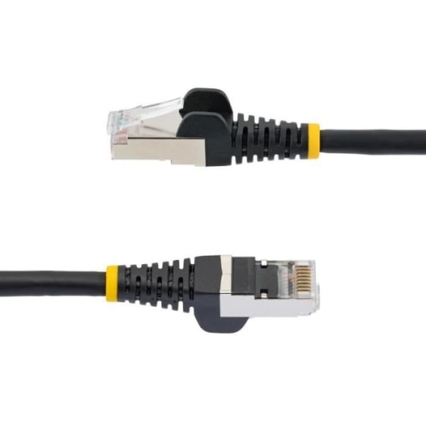 STARTECH 50cm LSZH CAT6a Ethernet-kabel - Svart - NLBK-50C-CAT6A-PATCH