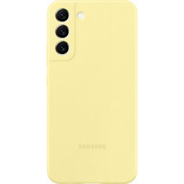 Samsung G S22+ 5G Silikonfodral Gul Samsung Gul