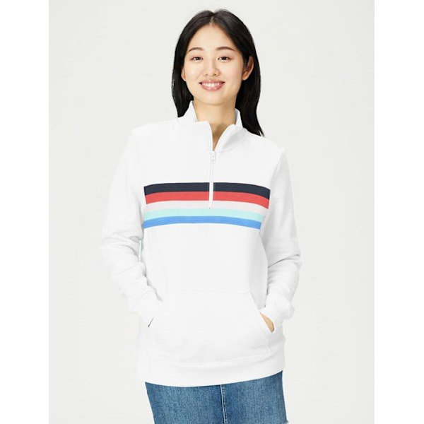 Jacka - peacoat - kappa - kavaj Essentials - AE18111988-Multi-Medium Vit, flera ränder M