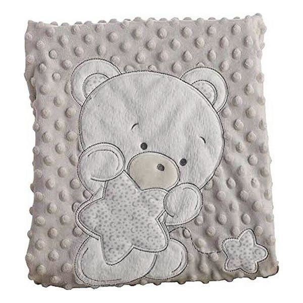 Double Bear Filt Polyester (100 x 75 cm) - - - BigBuy Fun svart