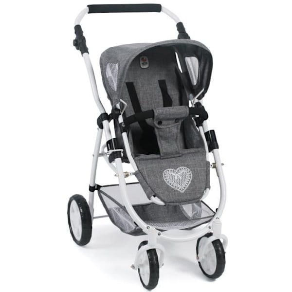Barnvagn Combi 3 in 1 EMOTION ALL IN Jeans Grå - BAYER DESIGN - Från 3 år
