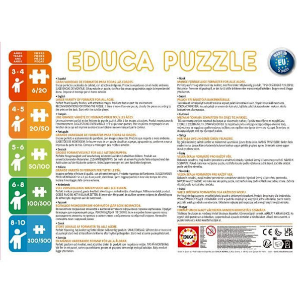 4 progressiva pussel - EDUCA - Multi 4 In 1 Ultimate Spider-Man