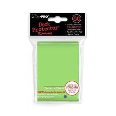 50 standardpåsar solid Ultra Pro Green T