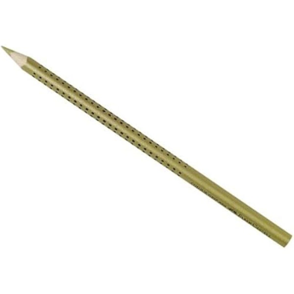 Färgpenna - Faber Castell - Color Grip 2001 - Set om 12 - Guld färg - För barn från 3 år