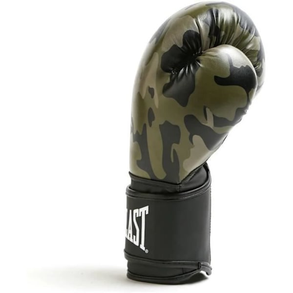 Boxningshandskar - Everlast - Spark - Grön camouflage - Syntetisk läder - Evercool-teknologi Kamouflage grön 14 OZ