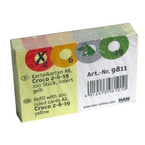 Bristolkort - HAN - 9811 - Silver - Gul - 100 stycken Pengar