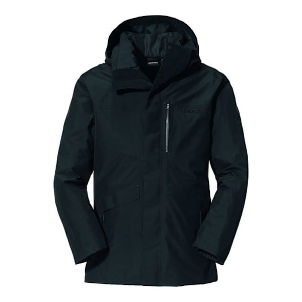 Schöffel Parka - 23416 - SCHOFFEL 3in1 Parka Warschau M herrjacka Svart jag