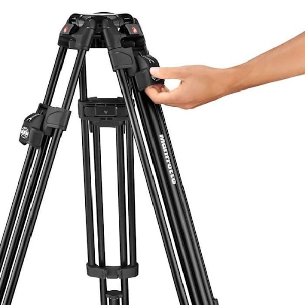 MANFROTTO Stativ 645 Snabb Dubbelrör Aluminium