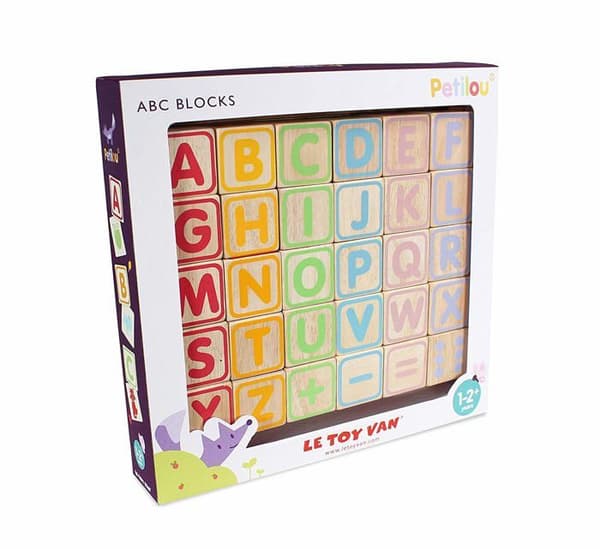 Le Toy Van Petilou ABC träklossar