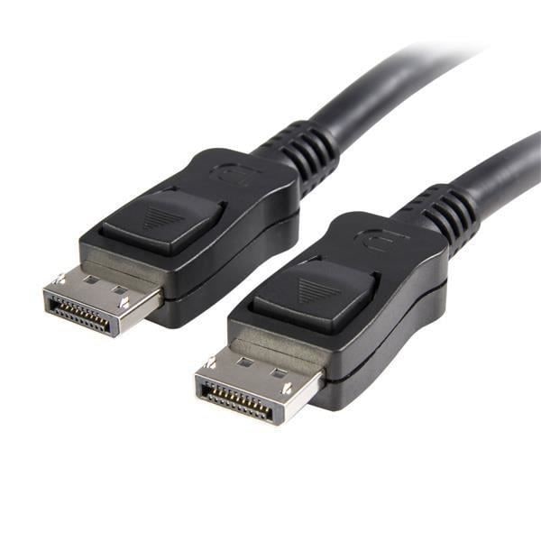 STARTECH 1m DisplayPort 1.2-kabel med lås - DP till DP-sladd med HBR2-fäste - M/M - DisplayPort 4K