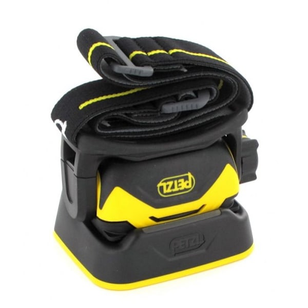 Strålkastare - PETZL - Pixa 3 R - 100 Lm - Batteritid 12 h - IP 67 vattentäthet svart och gult