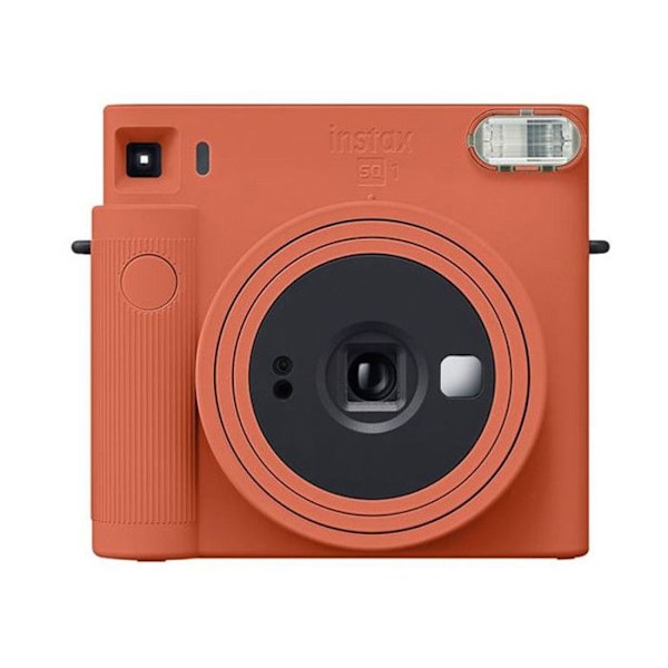 Sofotografisk kamera - Fujifilm - INSTAX SQ1 - Terrakotta Orange - Inbyggd blixt - Selfiemodus