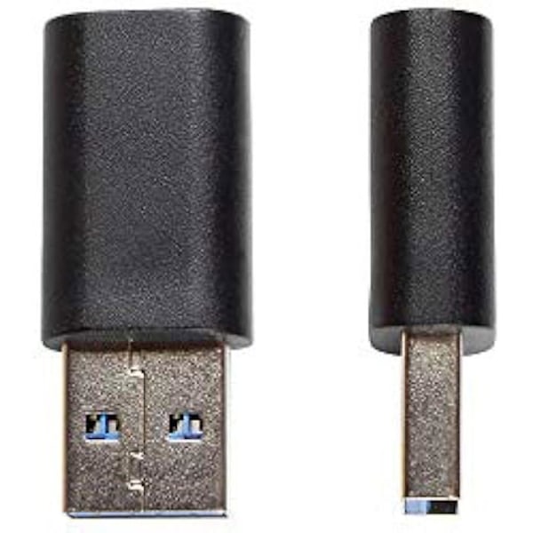 USB 3.1/3.0-adapter - Stick A till USB C Female - Överföringshastighet upp till 5 Gbit/s - Svart