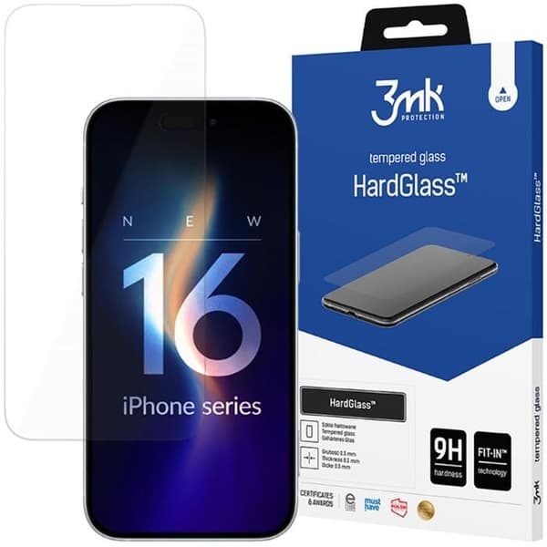 Härdat glas för iPhone 16 Pro Max 3mk HardGlass