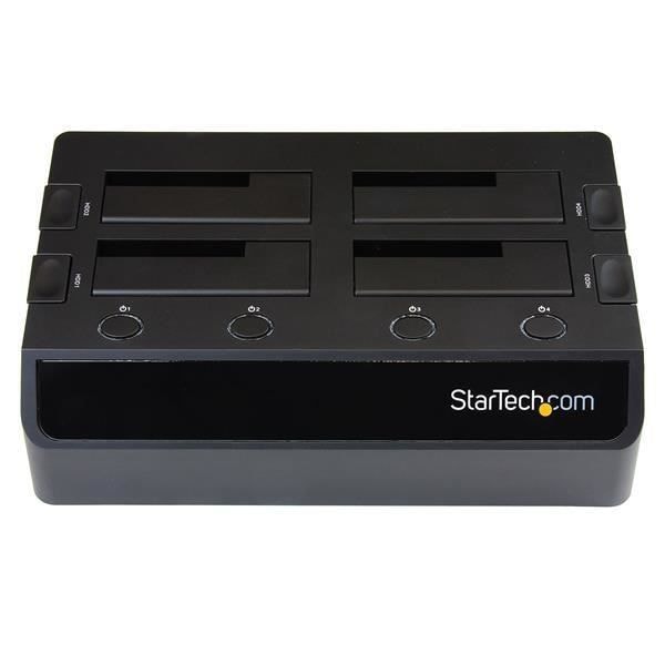 USB 3.0 dockingstation - STARTECH - SDOCK4U33 - 4 hårddiskar - Fläktar - UASP