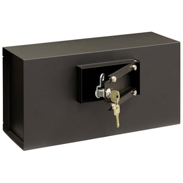 ARREGUI Socket 23000W-S1 osynlig vägg-in kassaskåp - Svart - 12 L - Nyckel