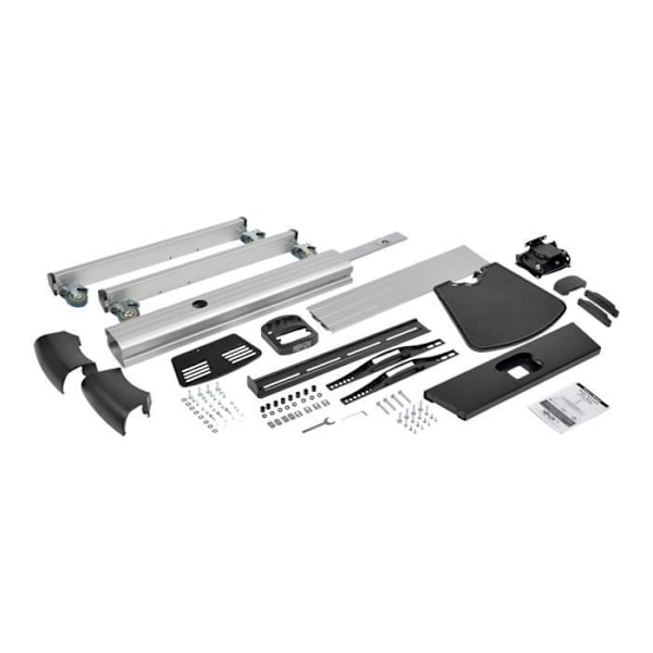 Tripp Lite Mobile TV Golvstativ Cart Höjdjusterbar LCD 32-70" Display Stand för LCD-skärm aluminium, svart stål, silver...
