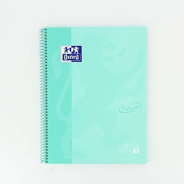 Notebook - Oxford loggbok - 400117274 - Mikroperforerad Touch Notebook 80 ark Färg Ice Mint Pastell