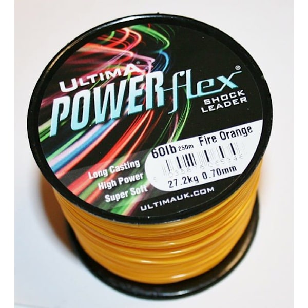 Nylon - fiskelina - Ultima fläta - E6536 - Powerflex High Performance Line - 115gr spole för män