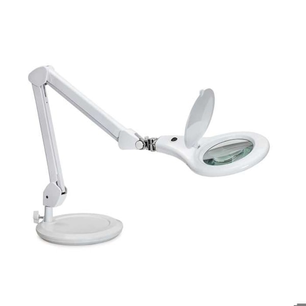 MAULmakro Lampa förstoringsglas LED - stativ - vit - metall|plast - 1 styck - 79 x 18,5 x 45,5 cm - MAUL