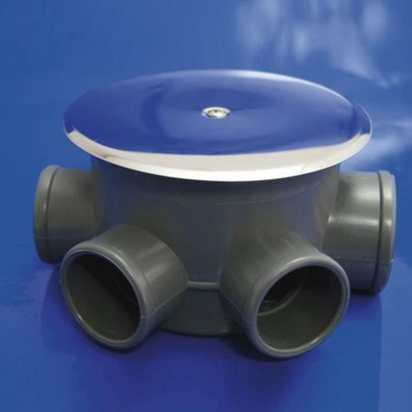Siphon för hem PVC T-85 110 50-40 höjd 105mm