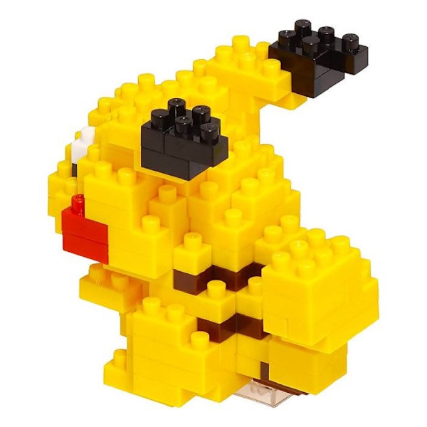 Nanoblock Toy Nbpm001 Nb - Pikachu - Pokemon Building Kit Flerfärgad