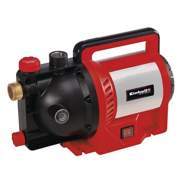 Einhell Bevattningspump GC-GP 1250 N (1250 W, vattennivåindikator, frostsäker tack vare urtappningspluggen) Rostfritt stål