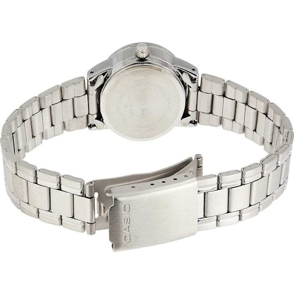 Klocka - Casio - LTP-V002D-1B - Stål - Kvarts - Analog Silver