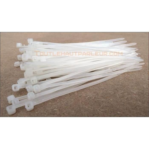 20 vita dragkedjor 2,5 mm x 98 mm