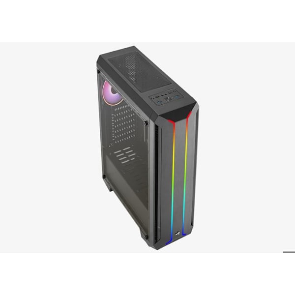 Aerocool Skyline ARGB Black PC-fodral - Tower format - ATX, micro ATX och Mini-ITX kompatibel