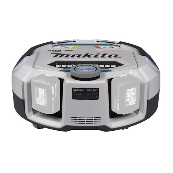 Robotdammsugare - Makita - DRC300Z - 18Vx2 LXT - HEPA-filter - LiDAR-navigation - 600 m²