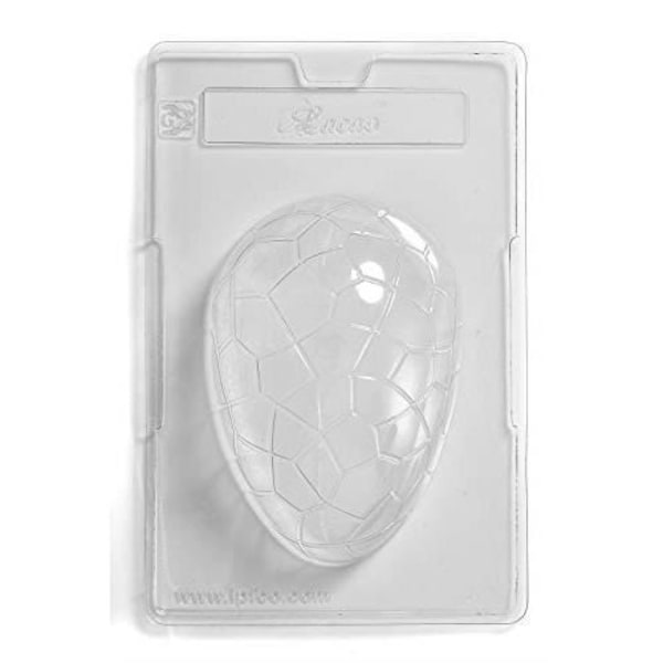 Cacao Form för Choklad Ägg Spräckt Unik Hål, i PVC, 17 x 26 x 4,3 cm