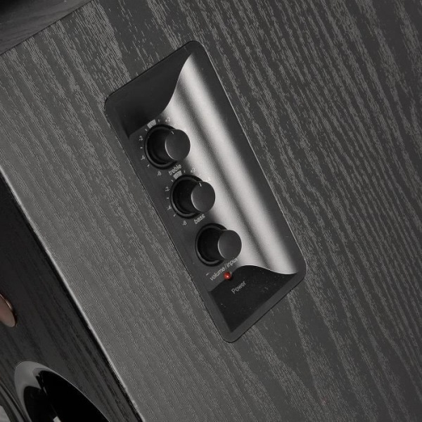 EDIFIER Studio R2850DB Bluetooth-högtalarsystem (150 Watt) med infraröd fjärrkontroll och digitala ingångar, svart Svart