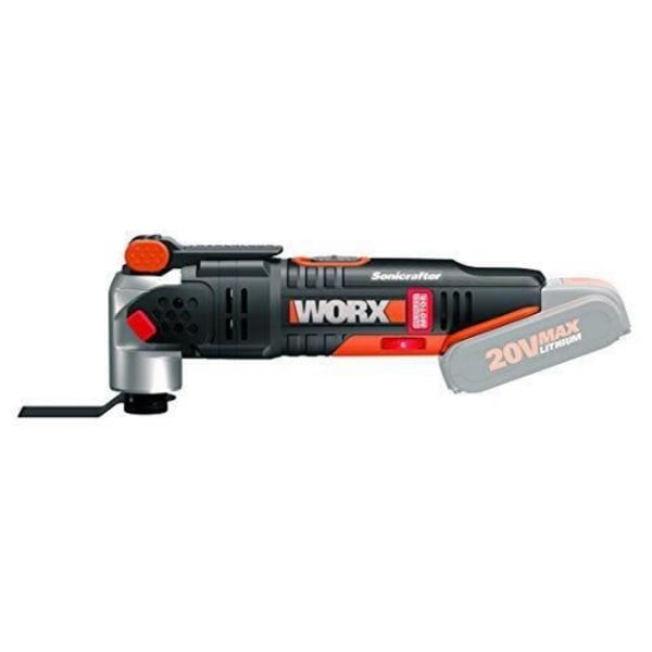 WORX -nbspSonicrafter Multi-Tool, 20-nbspV, Set med 39-nbsppieces - WX693.9